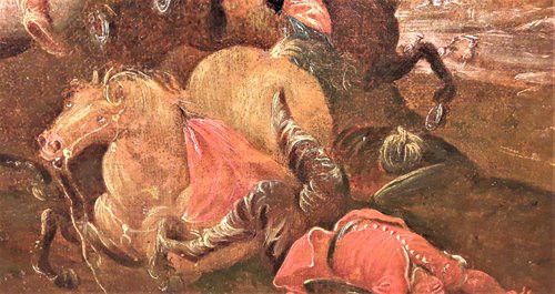 Battaglia tra Cavalieri Turchi e Cristiani